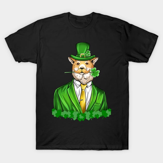 dog head st patricks day T-Shirt by dyazagita